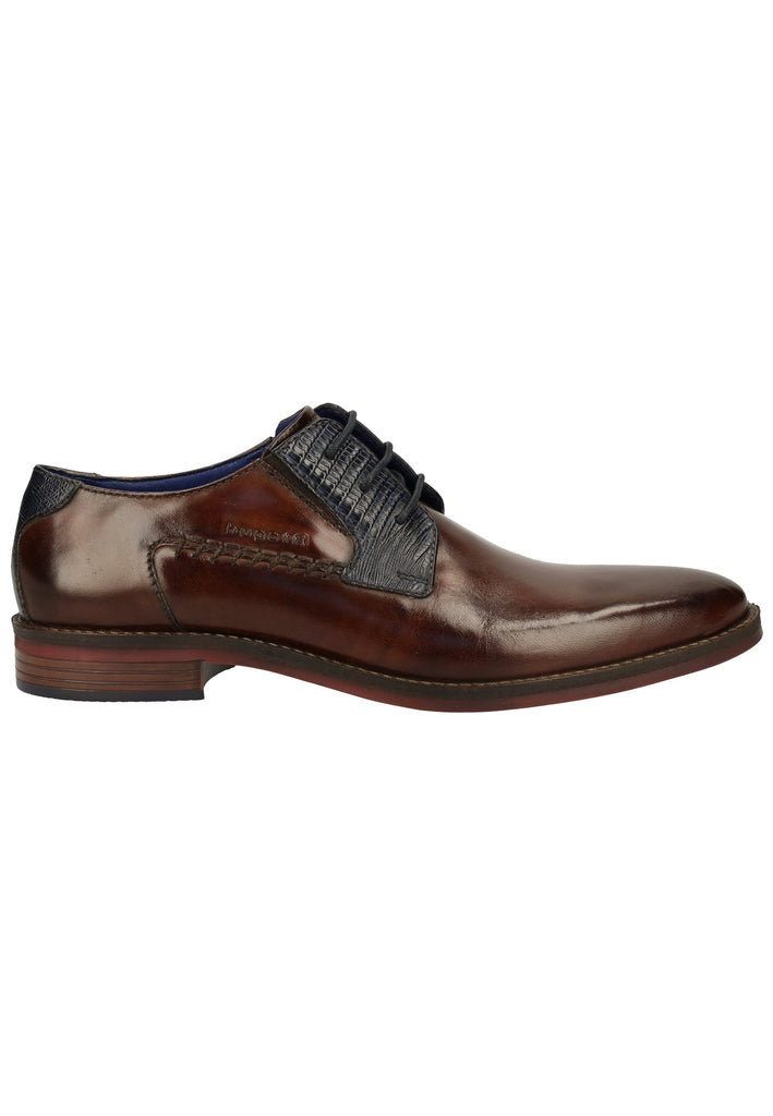 Bugatti Businessschuhe Nubukleder Brown