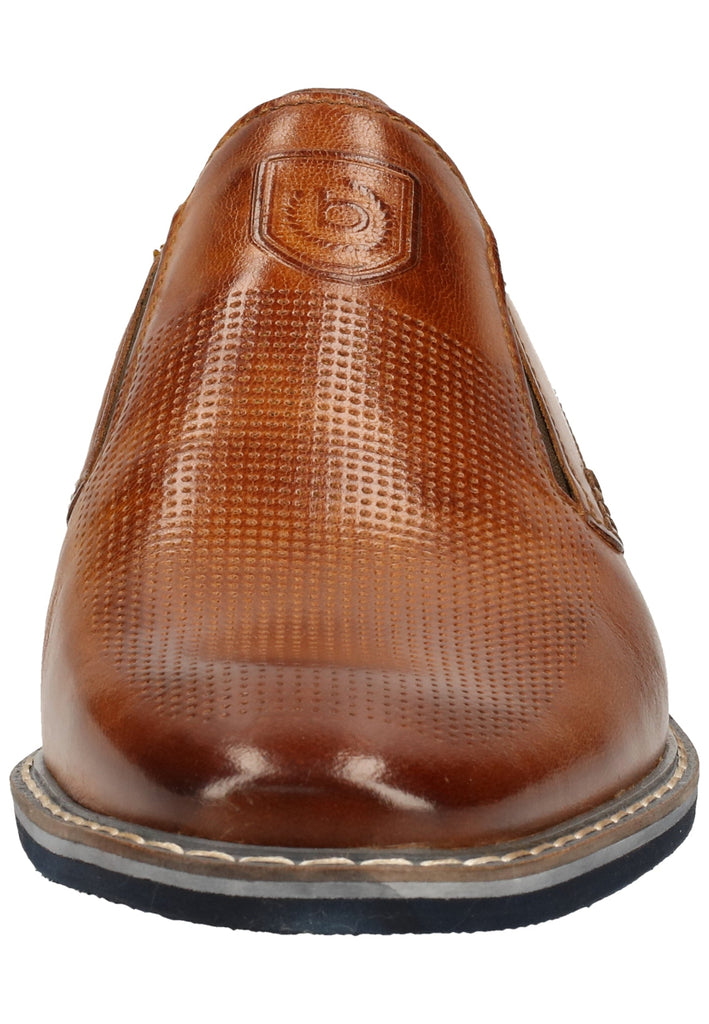 Bugatti Businessschuhe Nubukleder Cognac