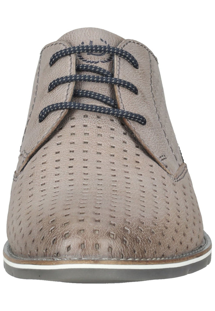 Bugatti Businessschuhe Nubukleder Grau