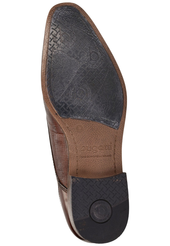 Bugatti Businessschuhe Nubukleder Mittelbraun