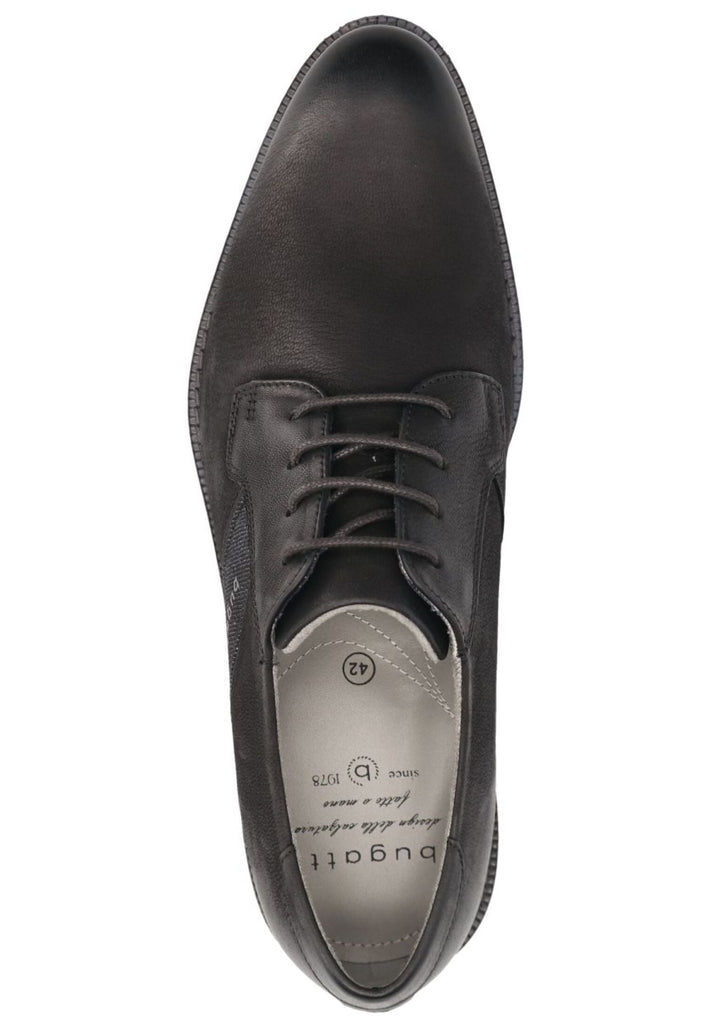 Bugatti Businessschuhe Nubukleder Schwarz