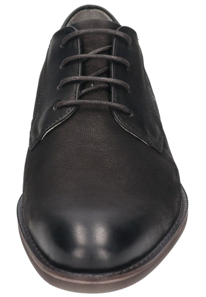 Bugatti Businessschuhe Nubukleder Schwarz