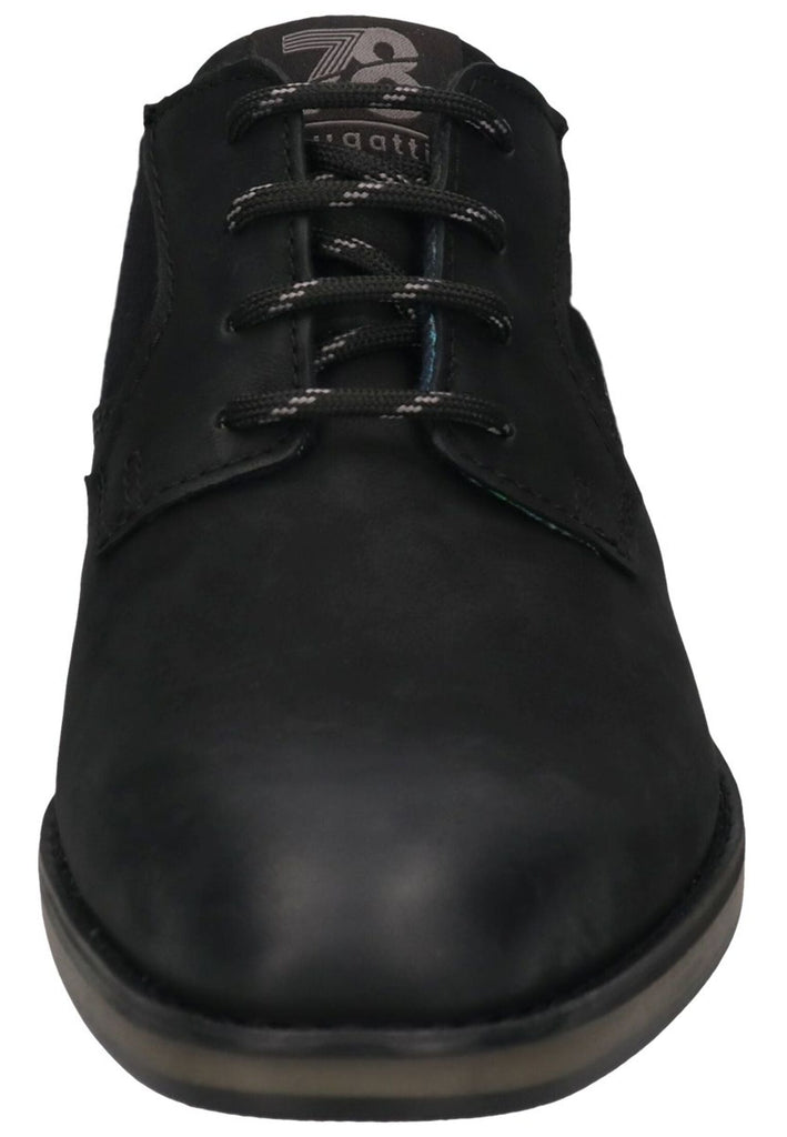 Bugatti Businessschuhe Nubukleder Schwarz