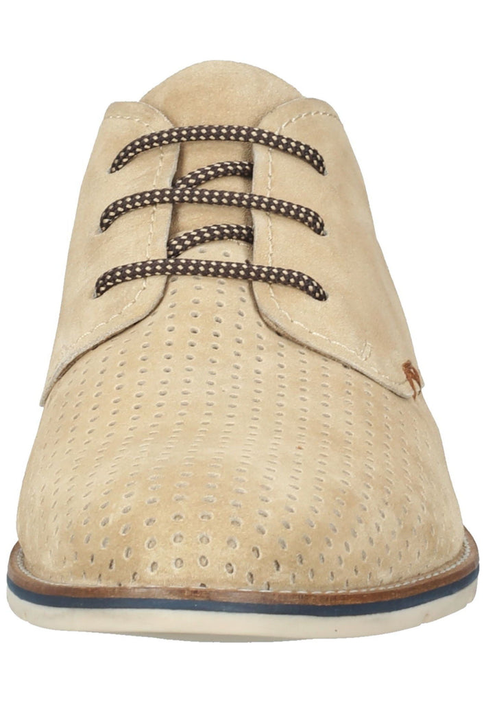 Bugatti Businessschuhe Veloursleder Beige