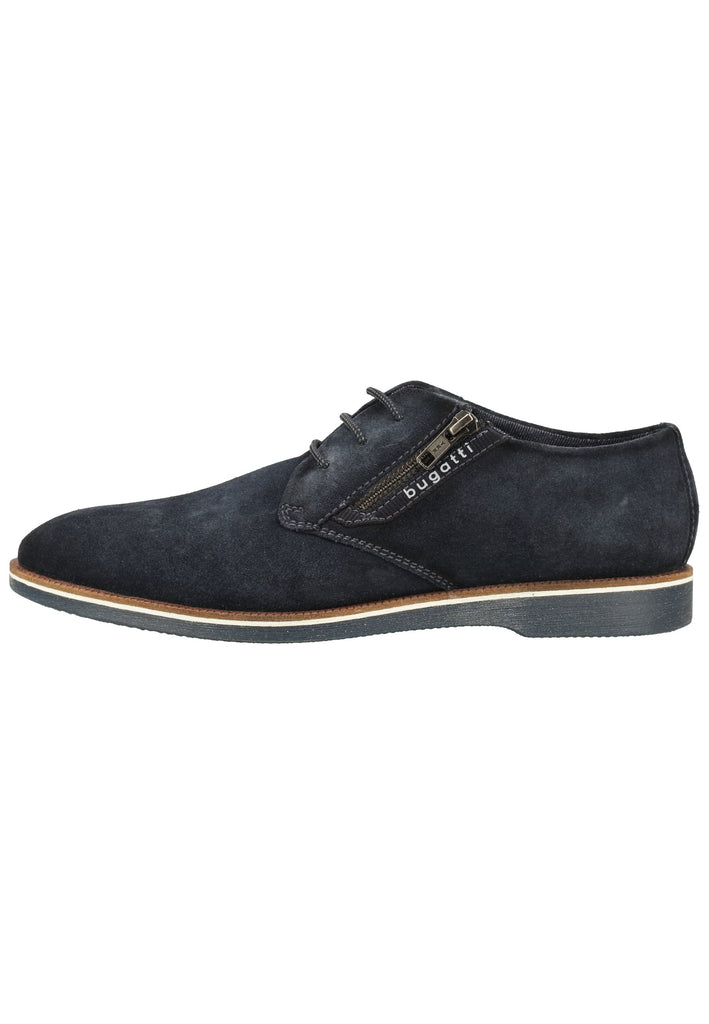 Bugatti Businessschuhe Veloursleder Blau