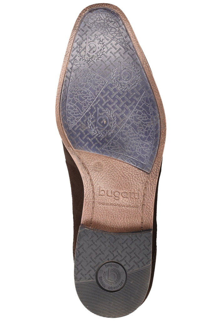 Bugatti Businessschuhe Veloursleder Dunkel Grau
