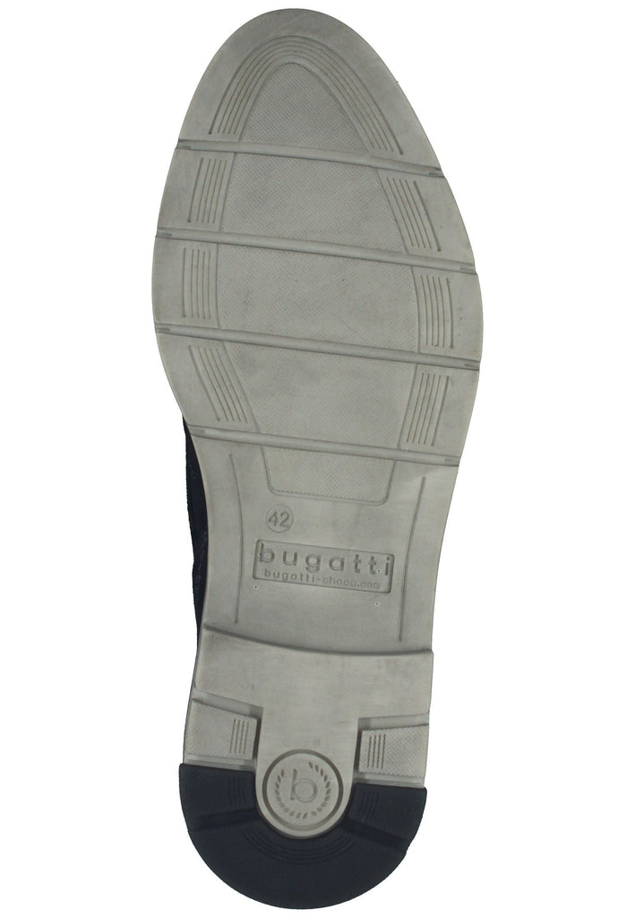 Bugatti Businessschuhe Veloursleder Dunkelblau