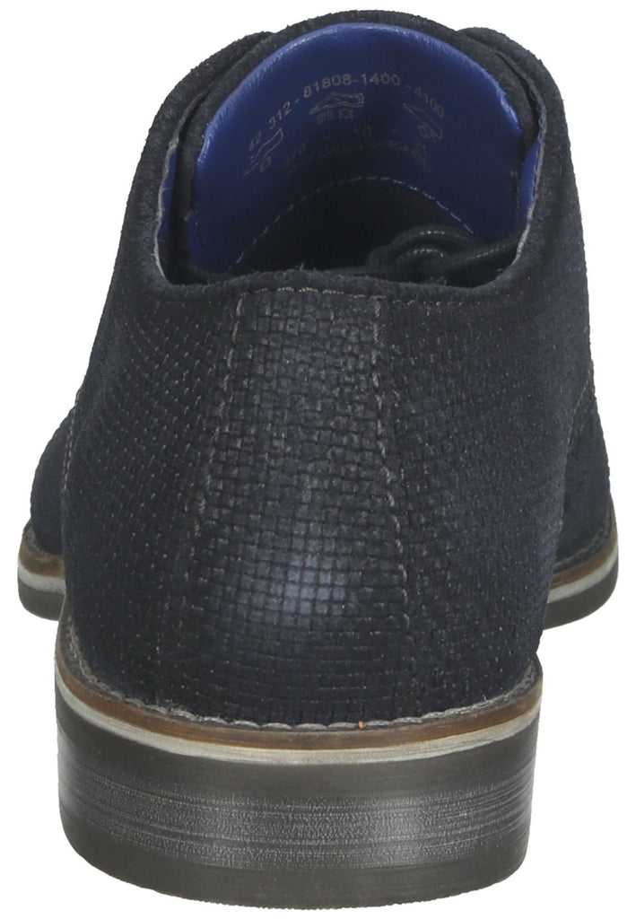 Bugatti Businessschuhe Veloursleder Dunkelblau