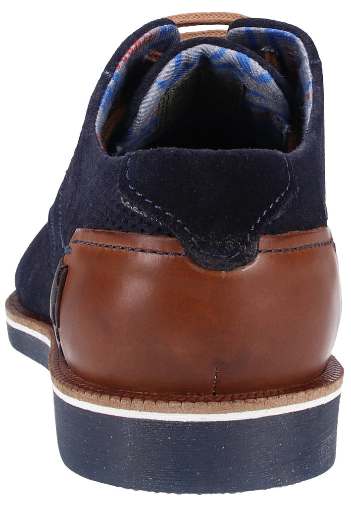 Bugatti Businessschuhe Veloursleder Dunkelblau