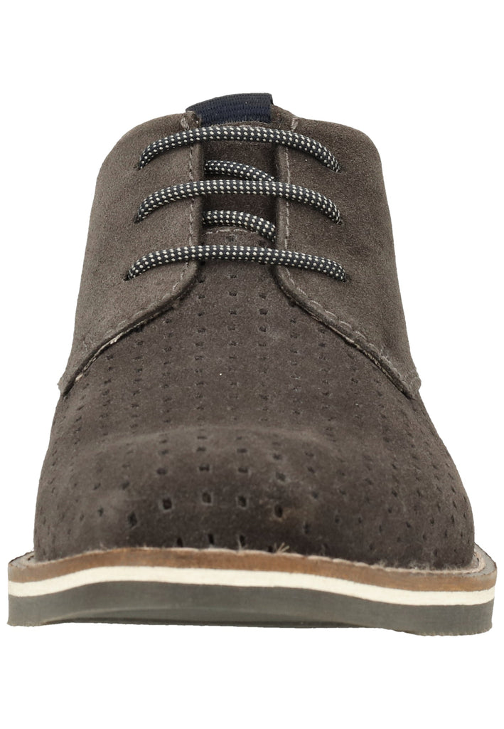 Bugatti Businessschuhe Veloursleder Dunkelgrau