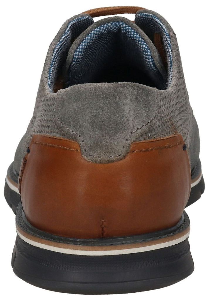 Bugatti Businessschuhe Veloursleder Grau