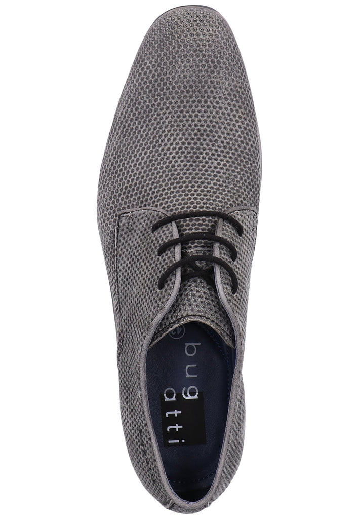 Bugatti Businessschuhe Veloursleder Grau