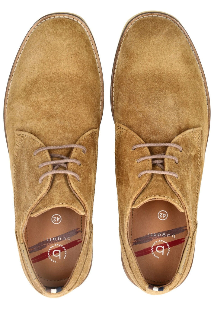 Bugatti Businessschuhe Veloursleder Sand