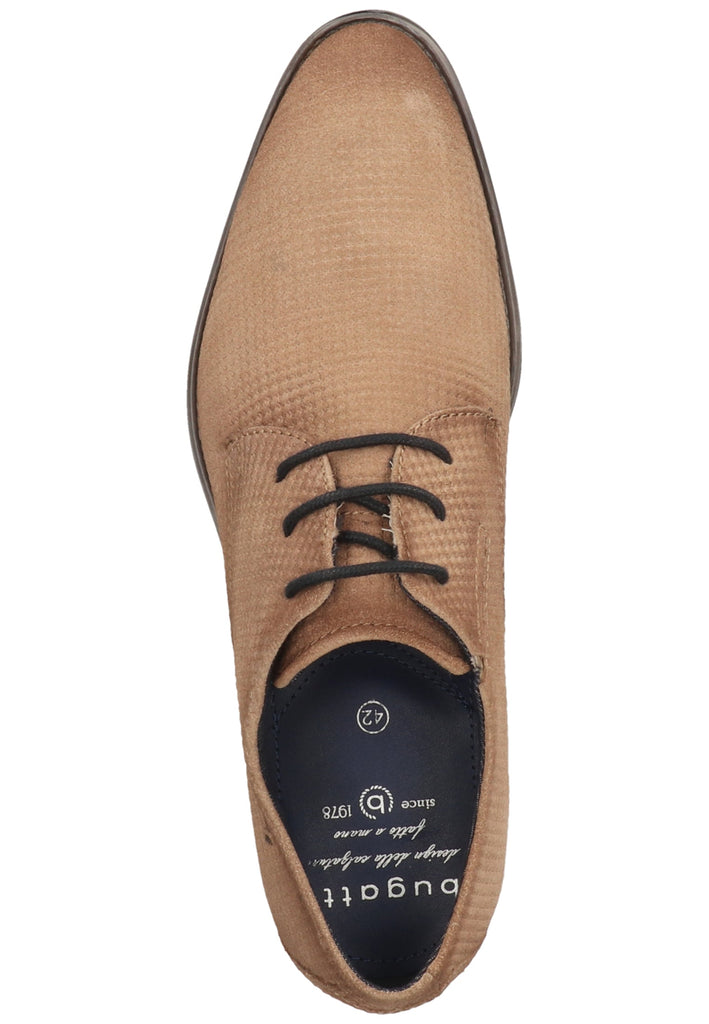 Bugatti Businessschuhe Veloursleder Sand
