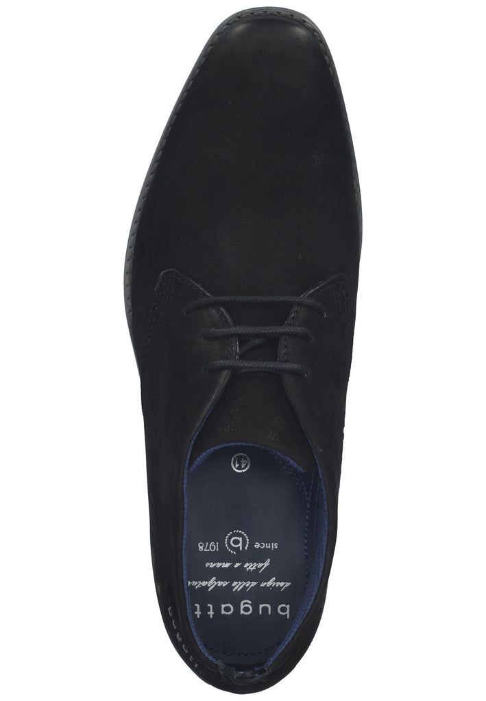 Bugatti Businessschuhe Veloursleder Schwarz