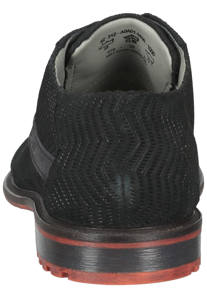 Bugatti Businessschuhe Veloursleder Schwarz