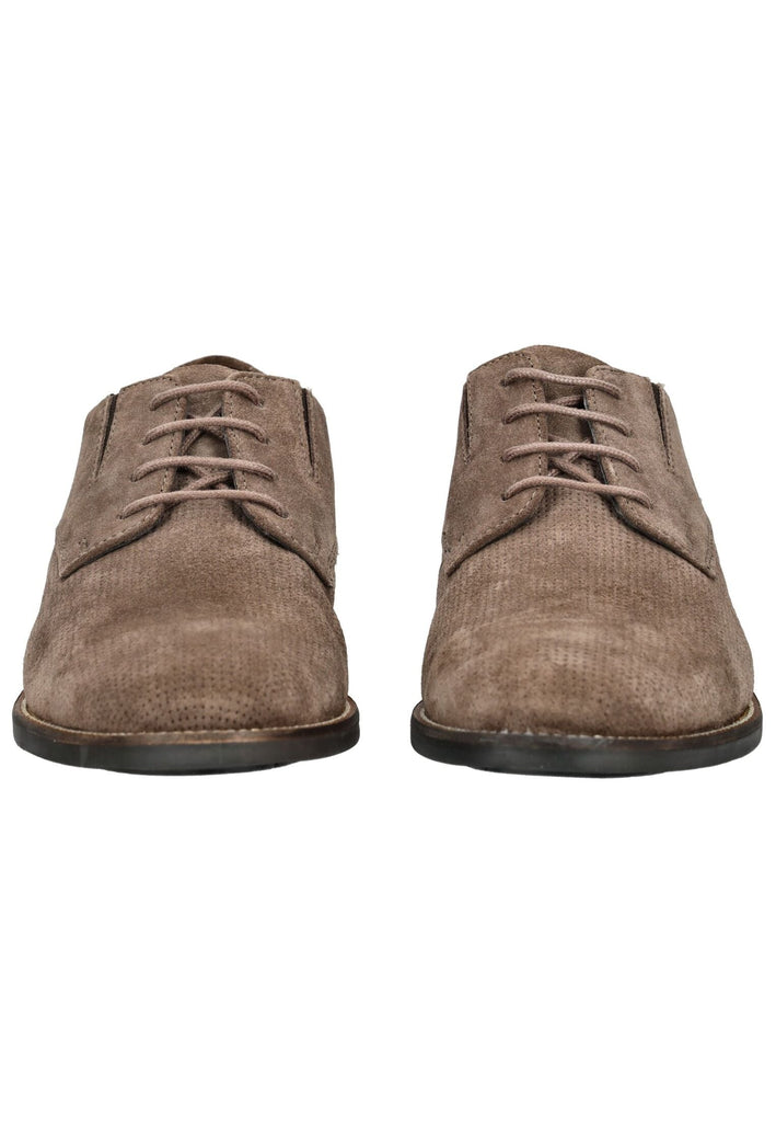 Bugatti Businessschuhe Veloursleder Taupe