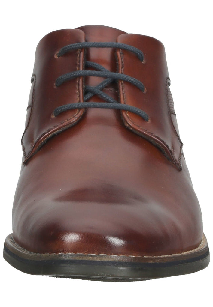 Halbschuhe Bugatti Businessschuhe Glattleder Cognac