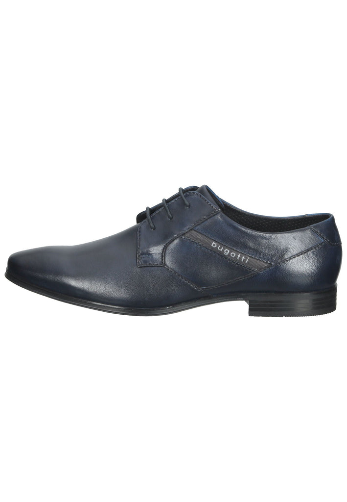 Halbschuhe Bugatti Businessschuhe Glattleder Dunkelblau