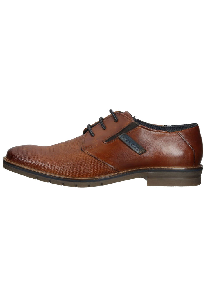 Halbschuhe Bugatti Businessschuhe Leder Cognac