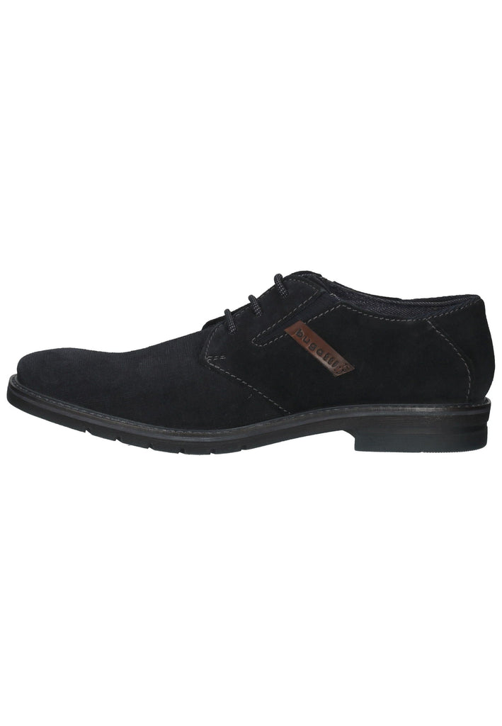 Halbschuhe Bugatti Businessschuhe Leder Dunkelblau