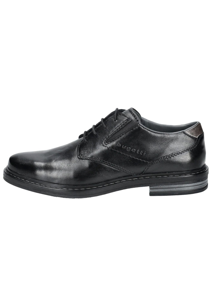 Halbschuhe Bugatti Businessschuhe Nappaleder Schwarz
