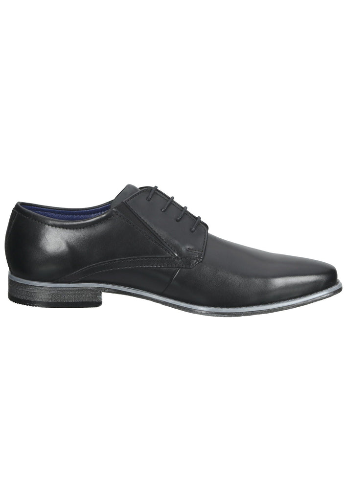 Halbschuhe Bugatti Businessschuhe Nappaleder Schwarz