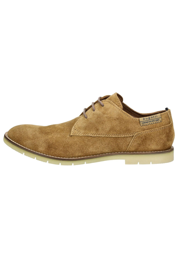 Halbschuhe Bugatti Businessschuhe Veloursleder Sand