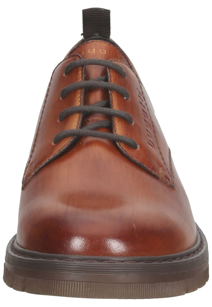 Halbschuhe Bugatti Halbschuhe Glattleder Cognac