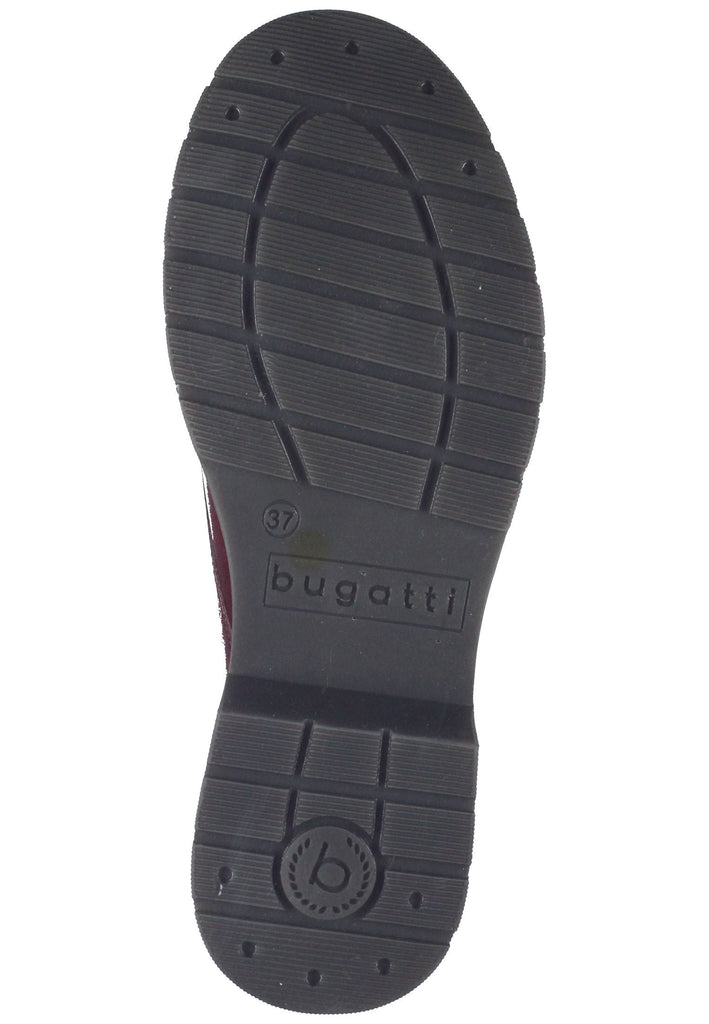 Halbschuhe Bugatti Halbschuhe Glattleder Rot