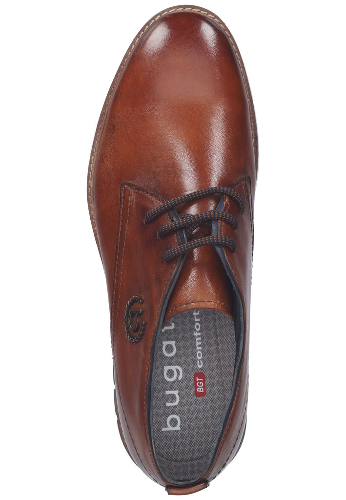 Bugatti Halbschuhe Glattleder Braun