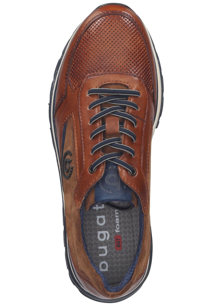 Bugatti Halbschuhe Glattleder Braun