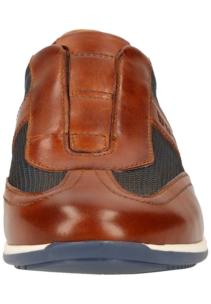 Bugatti Halbschuhe Glattleder Cognac