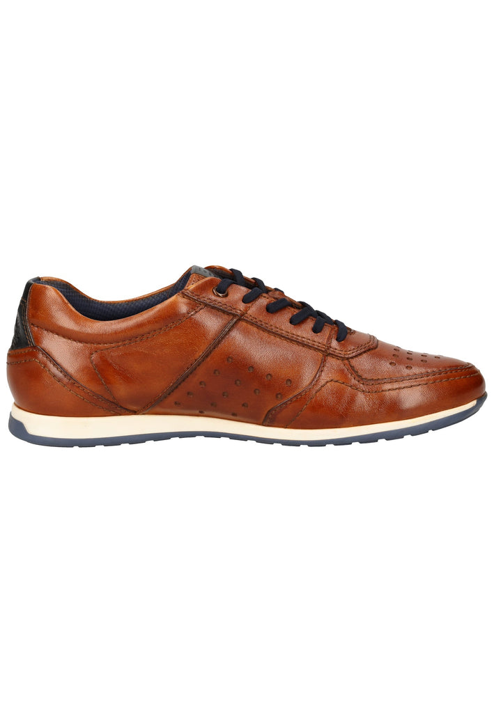 Bugatti Halbschuhe Glattleder Cognac
