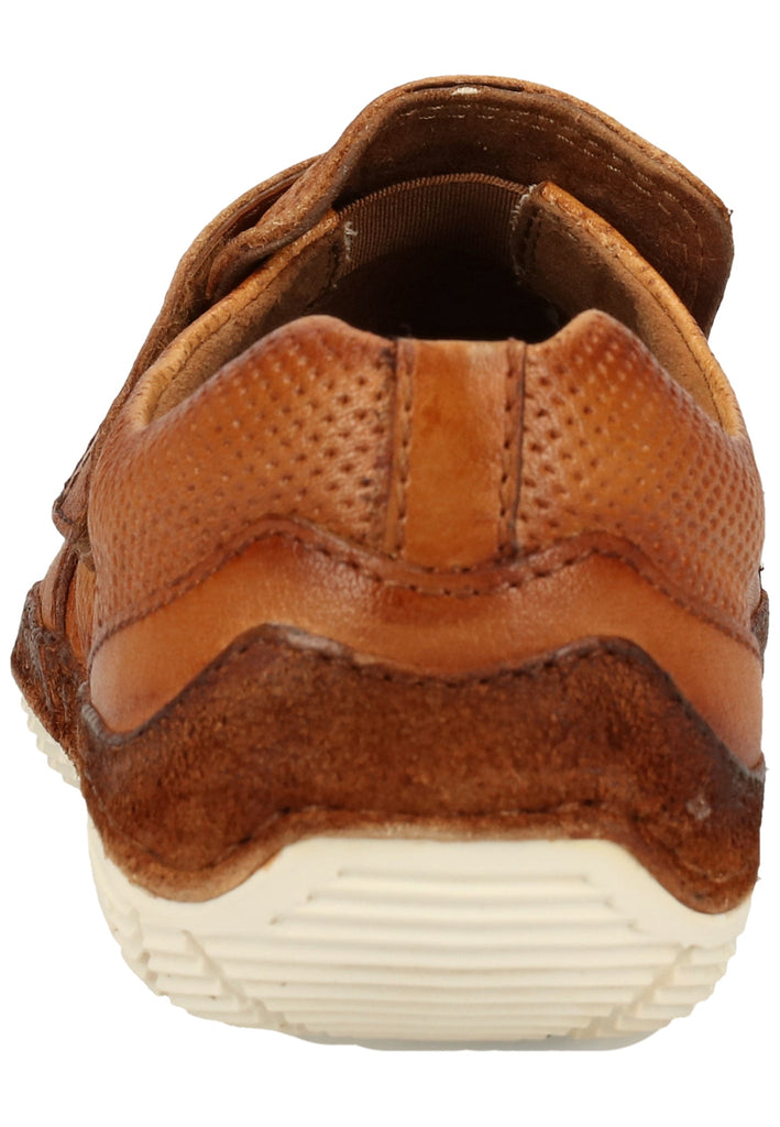 Bugatti Halbschuhe Glattleder Cognac
