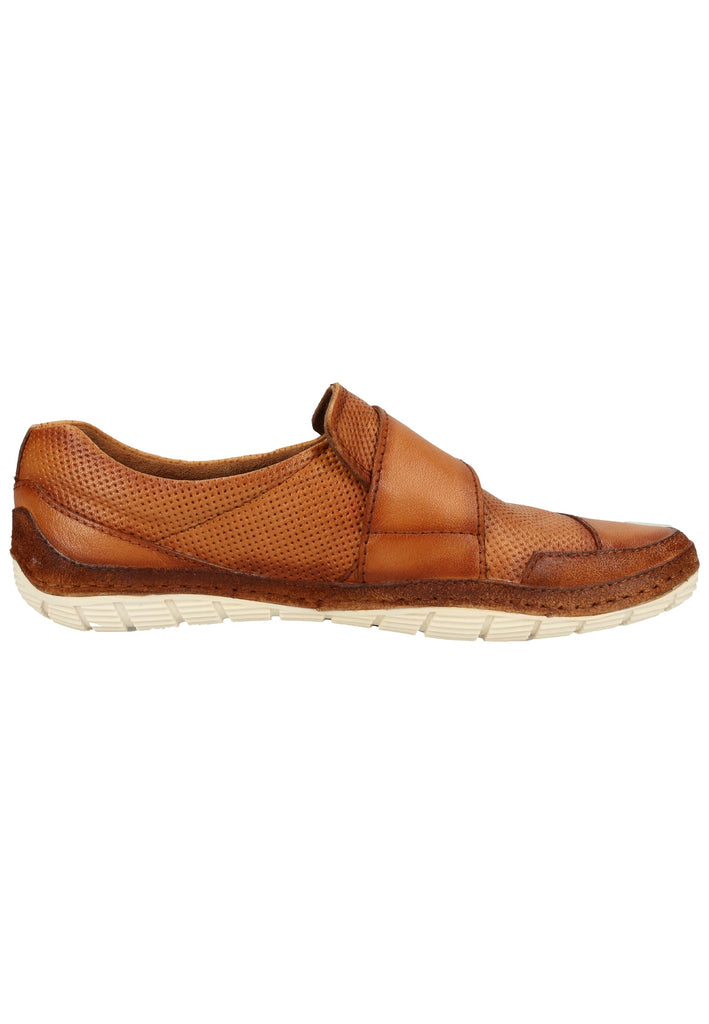 Bugatti Halbschuhe Glattleder Cognac