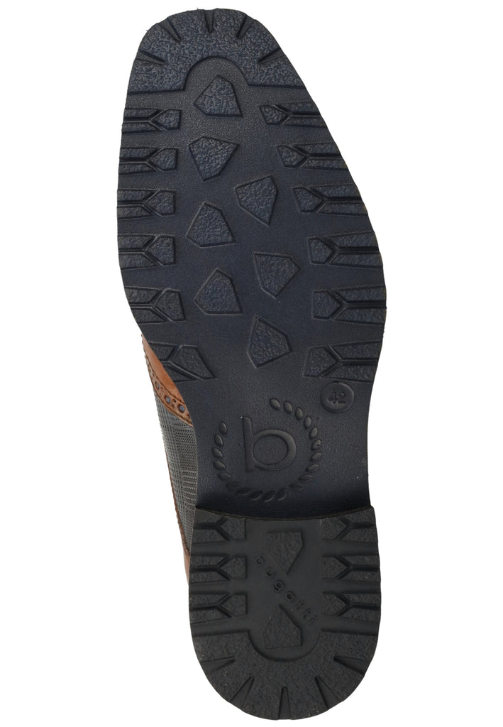 Bugatti Halbschuhe Glattleder Cognac