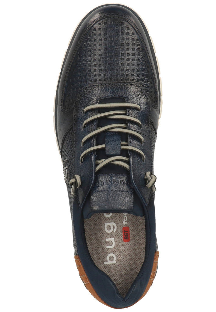 Bugatti Halbschuhe Glattleder Dunkelblau