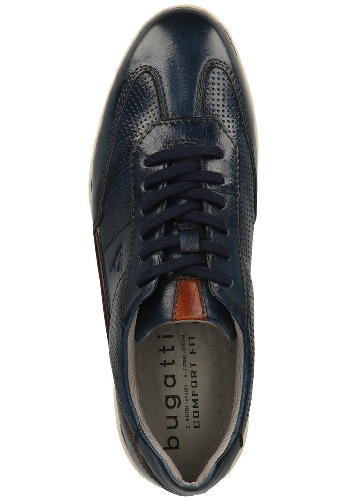 Bugatti Halbschuhe Glattleder Dunkelblau