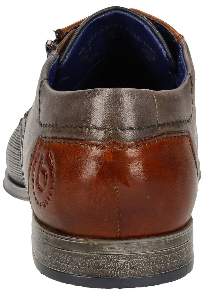 Bugatti Halbschuhe Glattleder Dunkelgrau