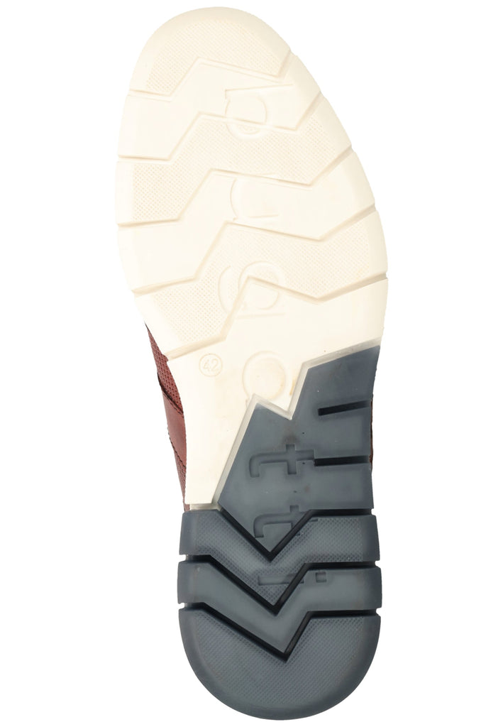 Bugatti Halbschuhe Glattleder Dunkelrot