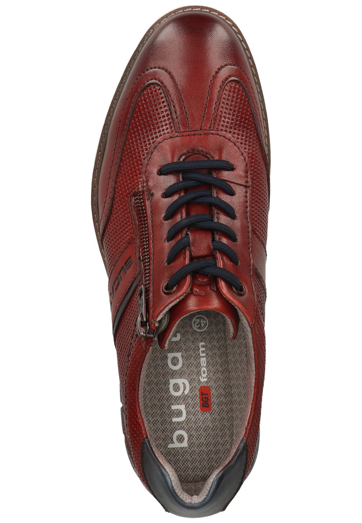 Bugatti Halbschuhe Glattleder Dunkelrot