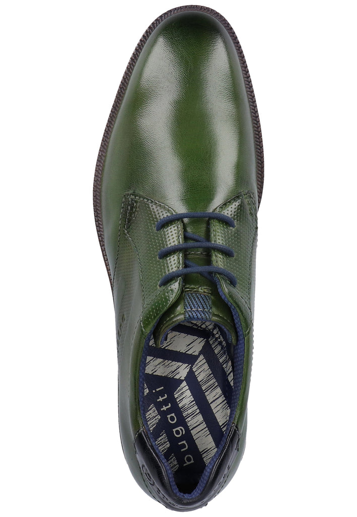 Bugatti Halbschuhe Glattleder Grün