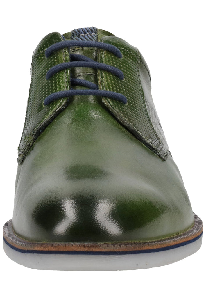 Bugatti Halbschuhe Glattleder Grün