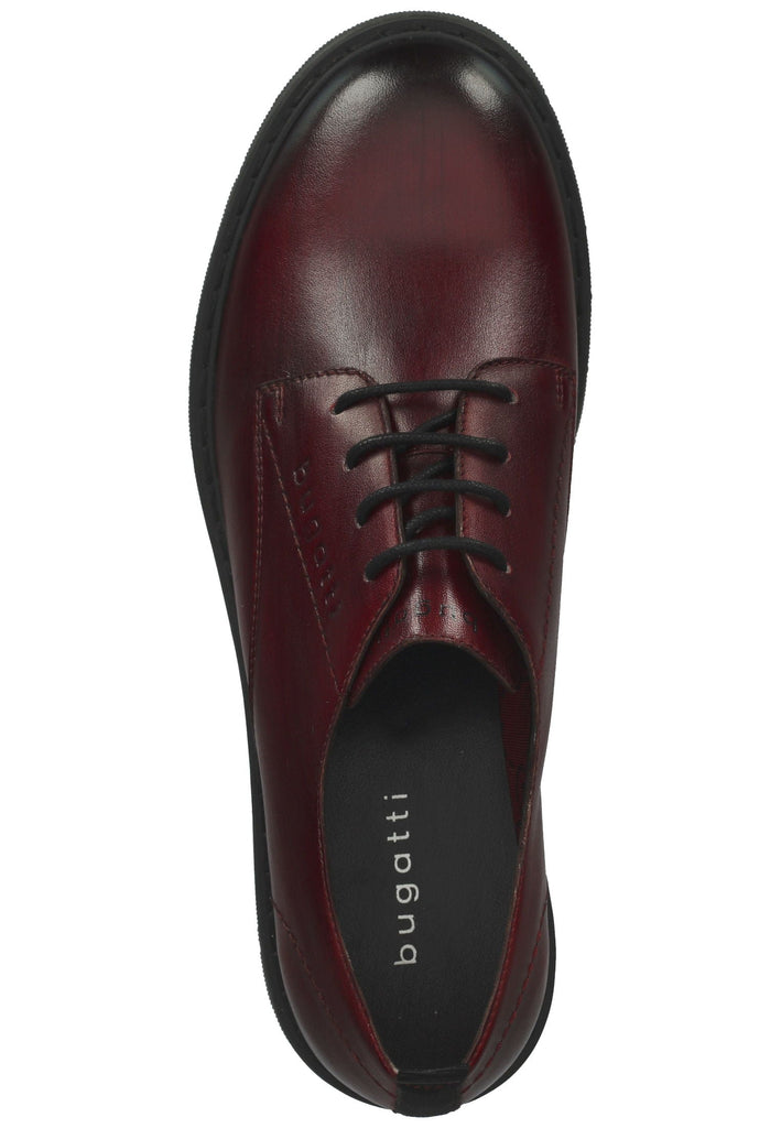 Bugatti Halbschuhe Glattleder Rot