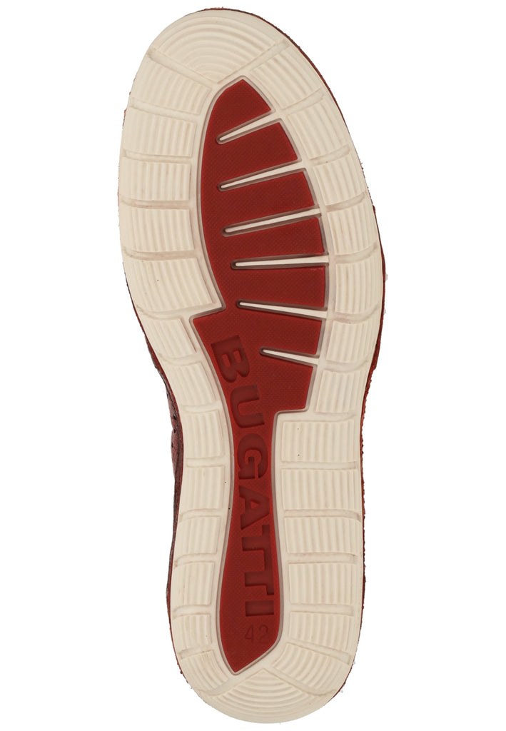 Bugatti Halbschuhe Glattleder Rot