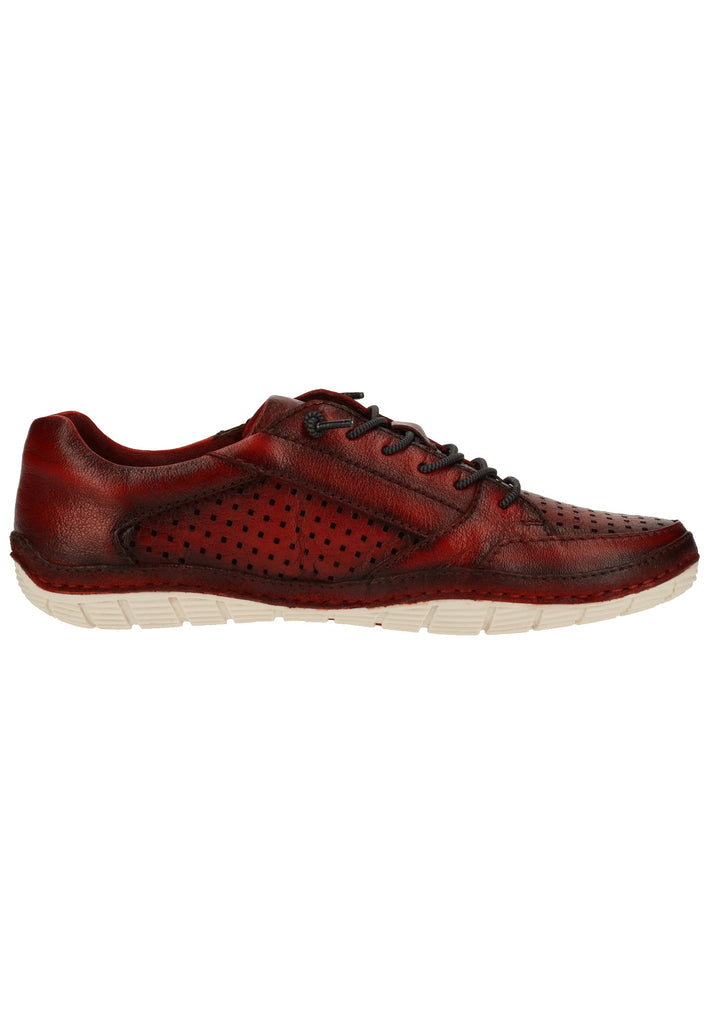 Bugatti Halbschuhe Glattleder Rot