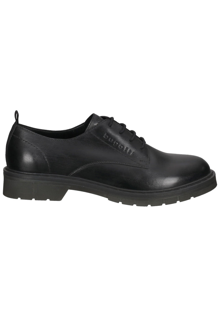 Bugatti Halbschuhe Glattleder Schwarz