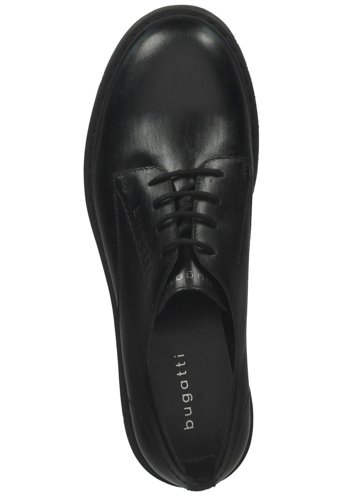 Bugatti Halbschuhe Glattleder Schwarz