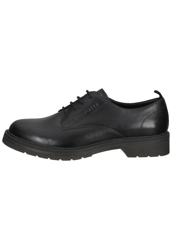 Bugatti Halbschuhe Glattleder Schwarz